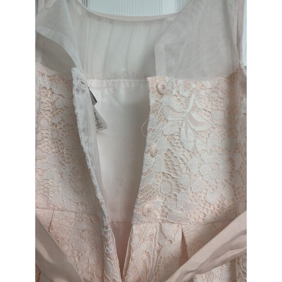 Jona Michelle Girls Lace Sleeveless Dress Size 7 - Picture 9 of 11